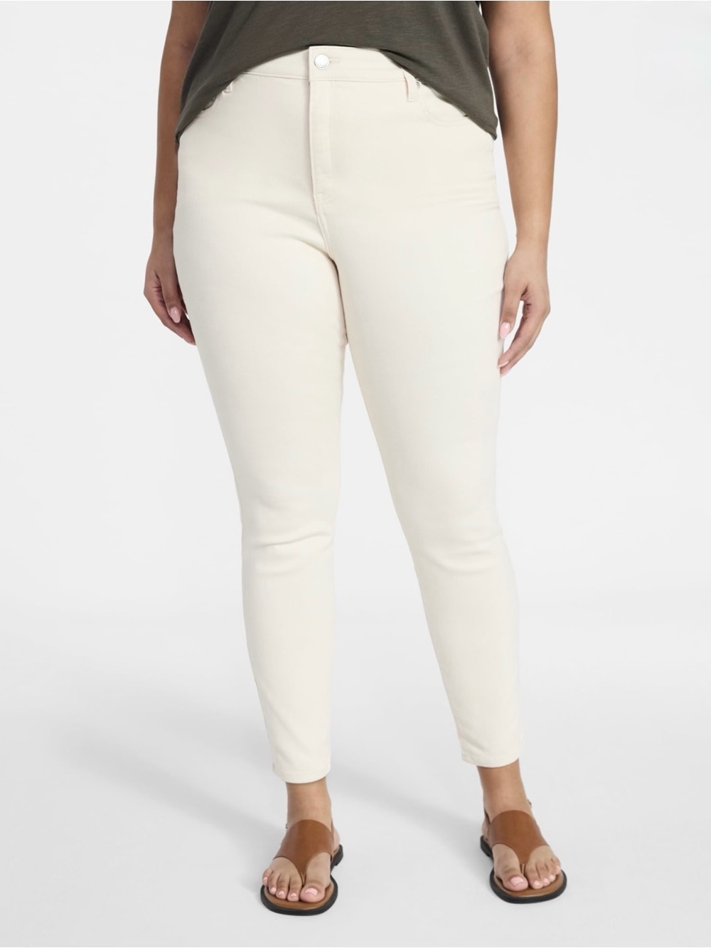 High Rise Skinny Jeans, 29” Inseam - 20W Petite